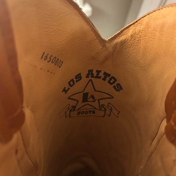 Los Altos eel skin cowboy boots - Picture 3 of 6